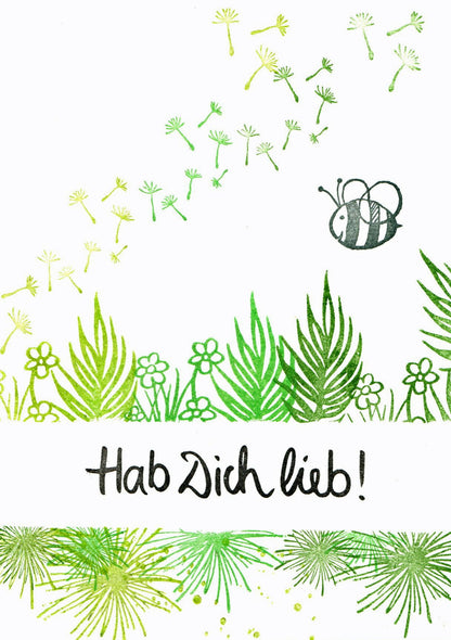 Stempel Pusteblume Schirmchen