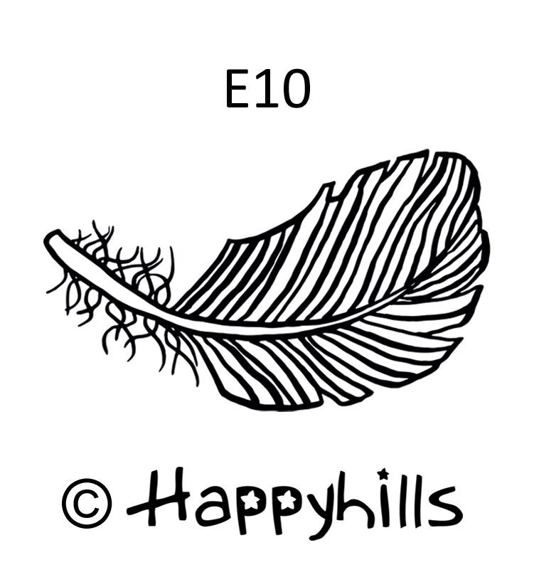 Stempel Daunenfeder
