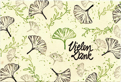 Stempel Ranke Blätter