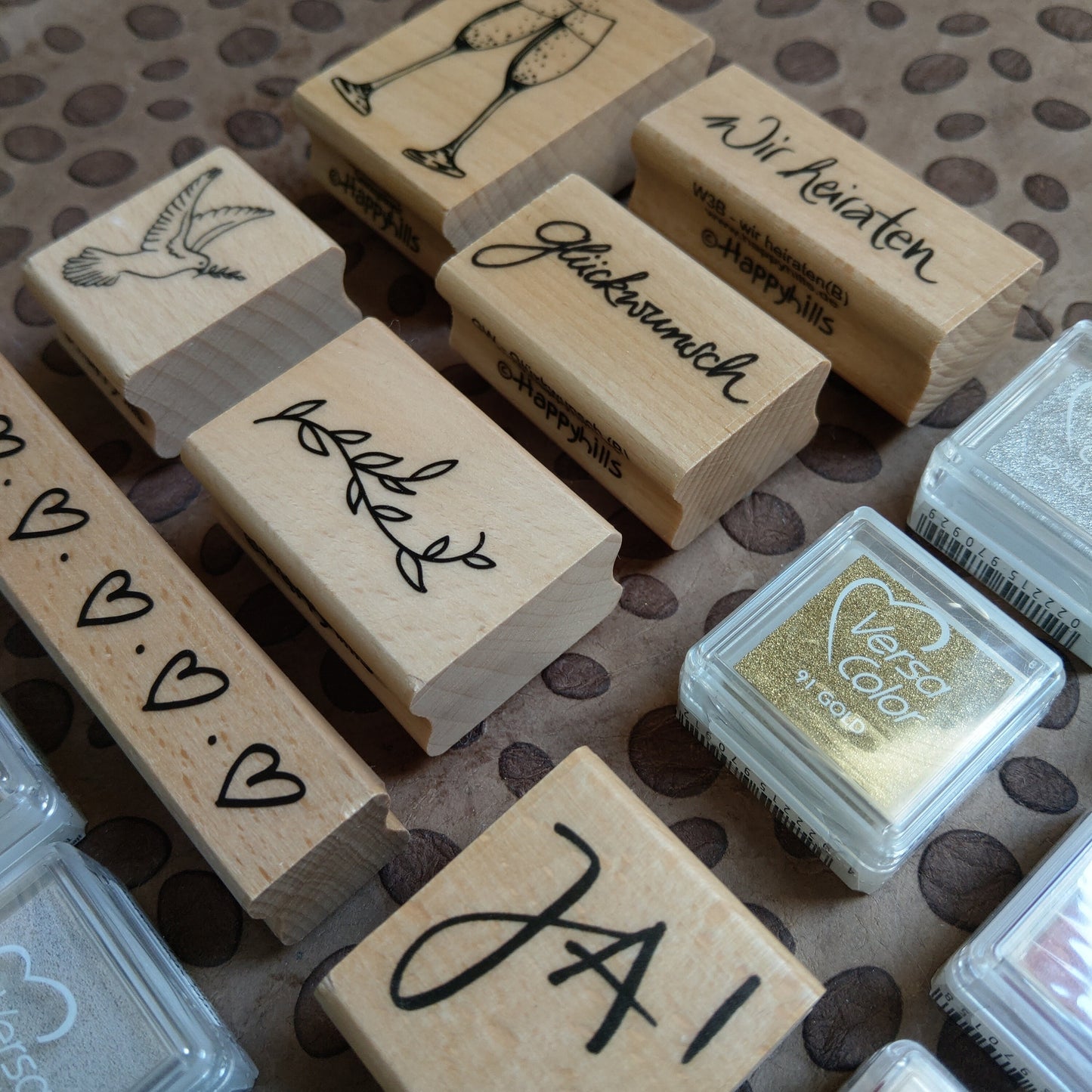 Stempel Herzbordüre