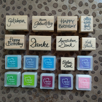 Stempel zum Geburtstag