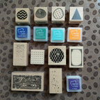 Stempel Holzmaserung