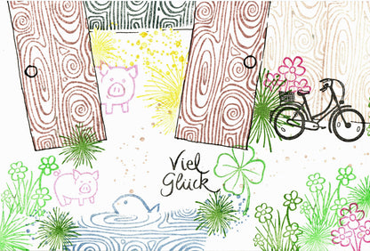 Stempel Viel Glück