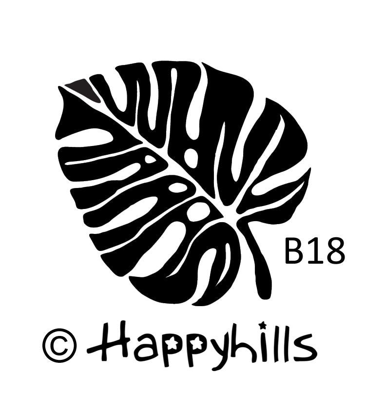 Stempel Monstera
