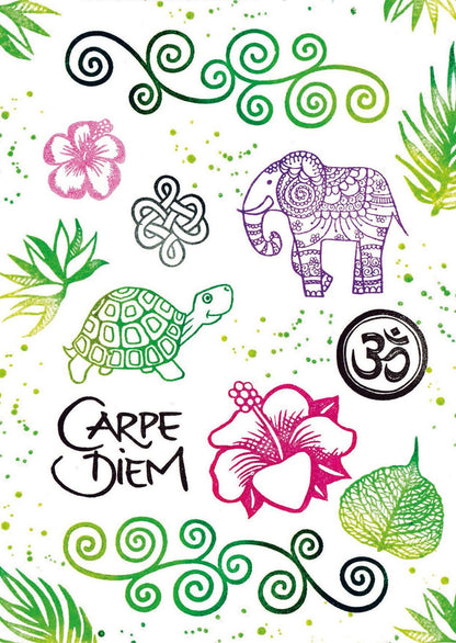 Stempel Blattskelett
