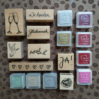Stempel Ranke Blätter