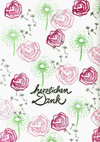 Stempel Rose / Salat