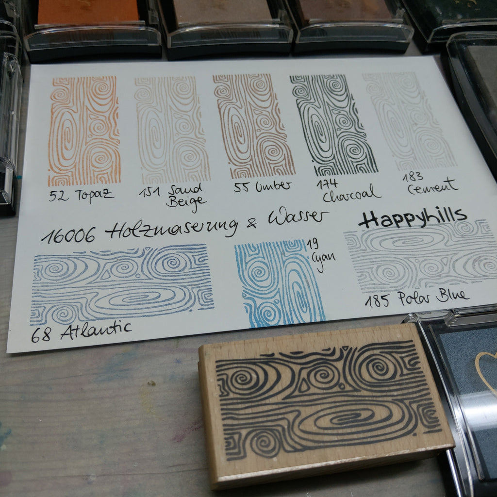 Stempel Holzmaserung