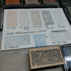 Stempel Holzmaserung