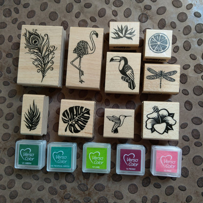 Stempel Monstera