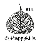 Stempel Blattskelett