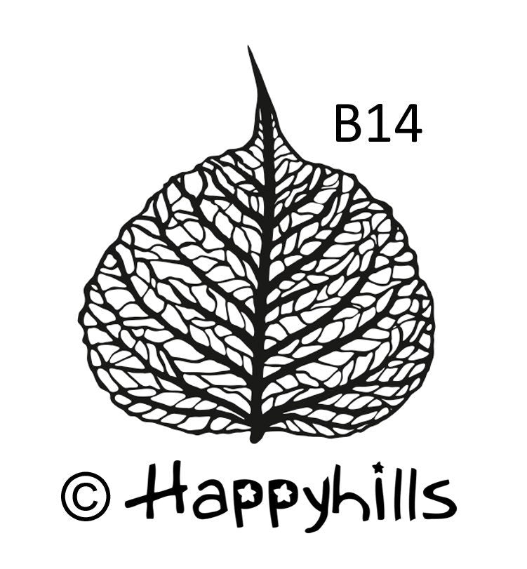 Stempel Blattskelett