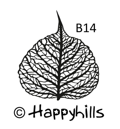 Stempel Blattskelett