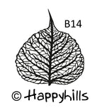 Stempel Blattskelett