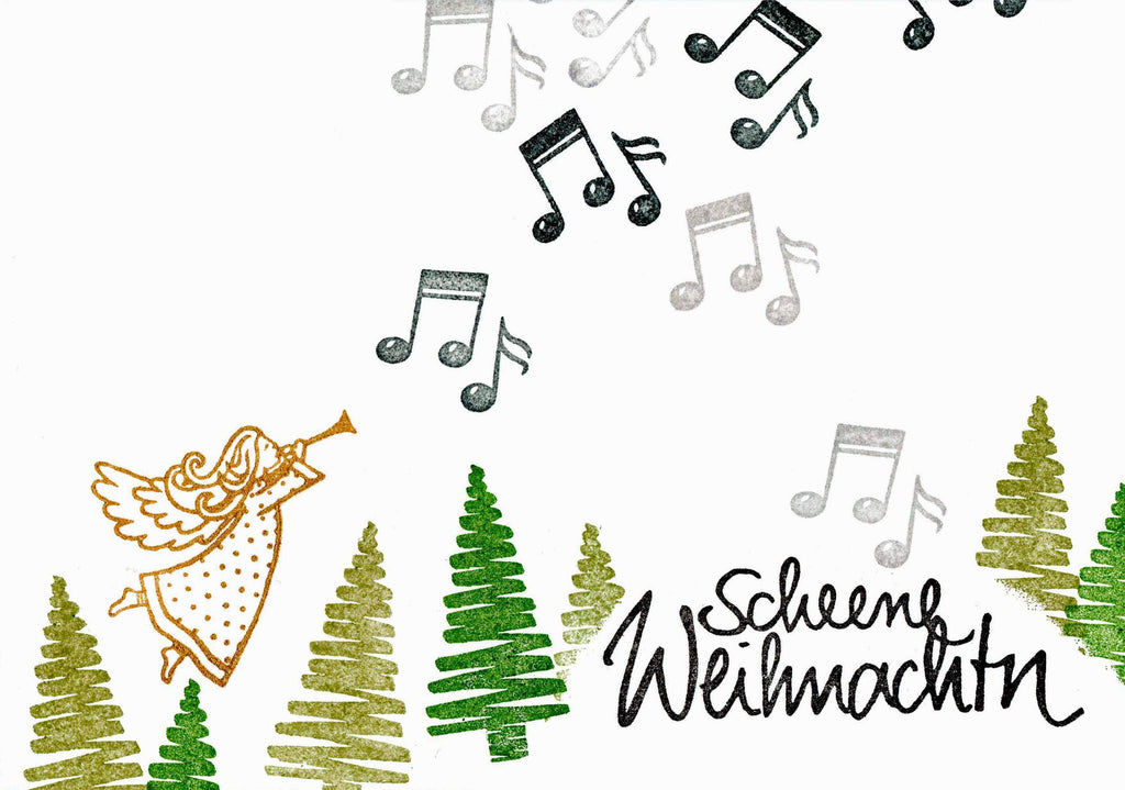 Stempel Scheene Weihnachtn