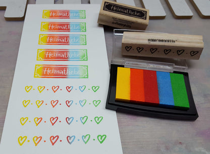 VersaColor Stempelkissen groß Fiesta Regenbogen