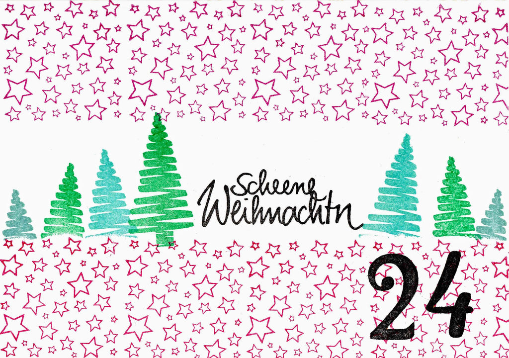 Stempel Scheene Weihnachtn