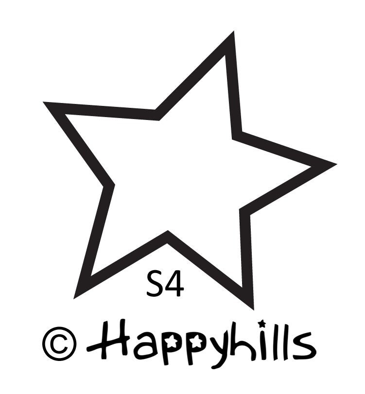 Stempel Sternchen Outline