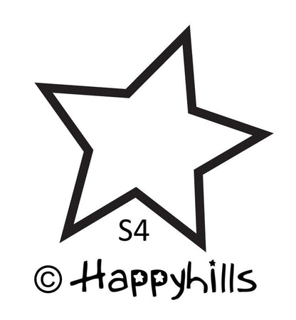 Stempel Sternchen Outline