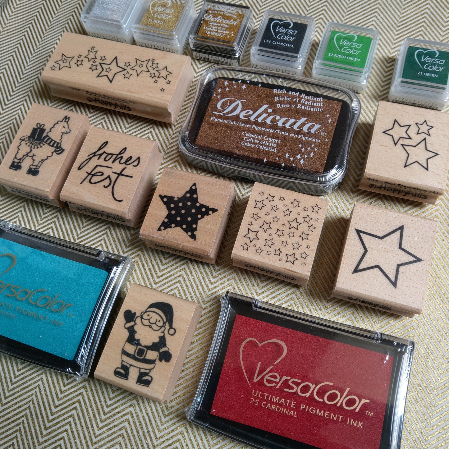 Stempel Stern mit Punkten