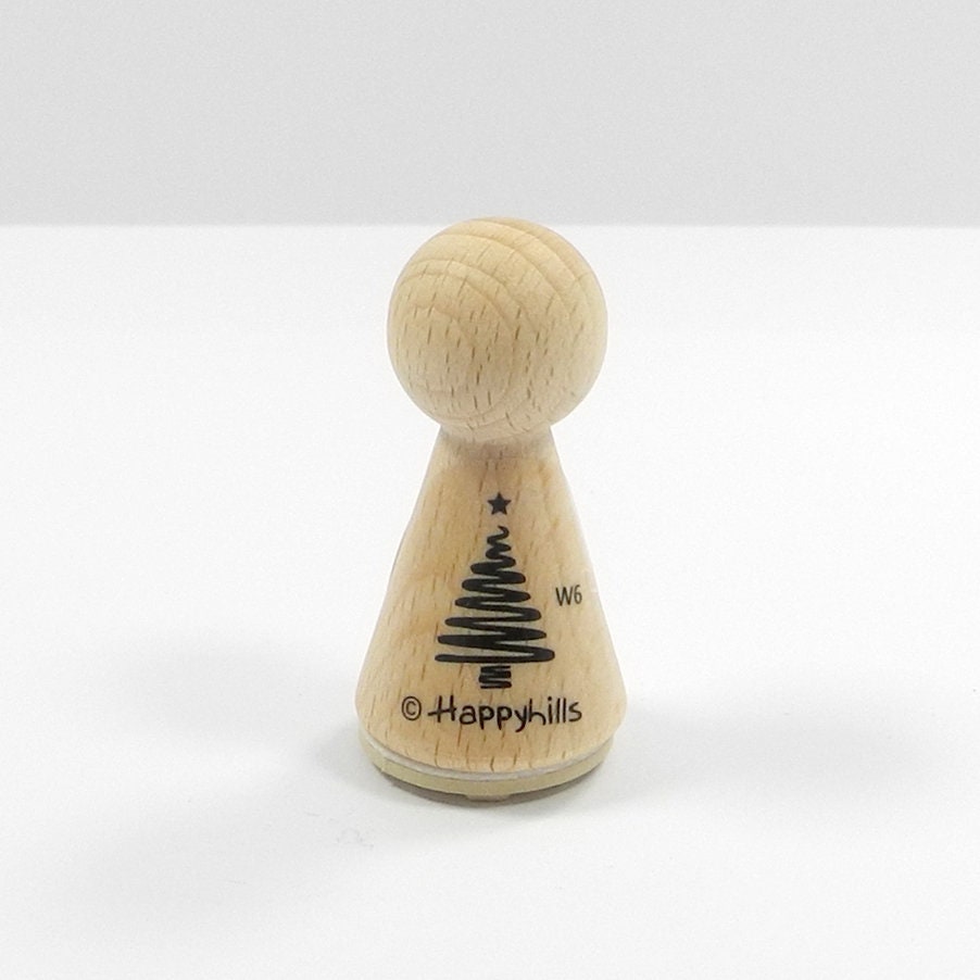 Stempel Tannenbaum mit Stern