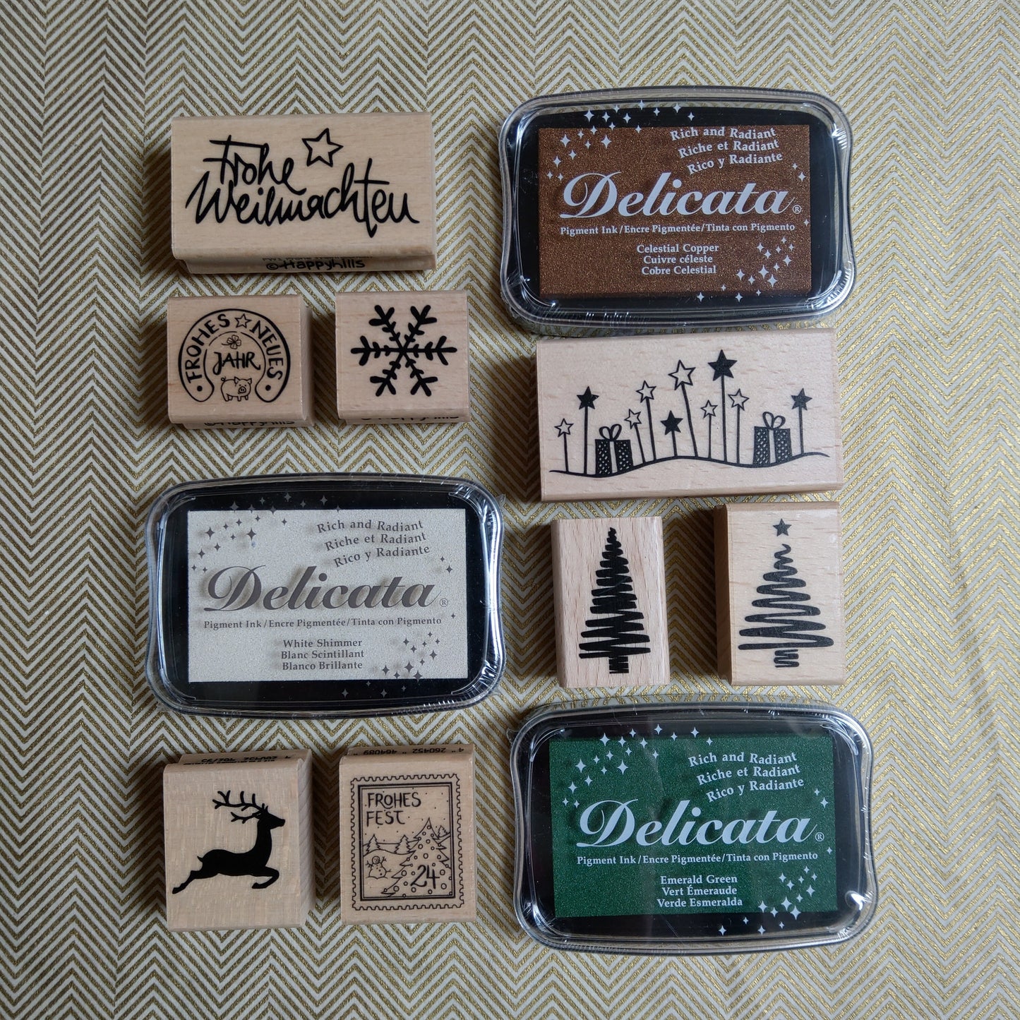 Stempel Briefmarke Frohes Fest