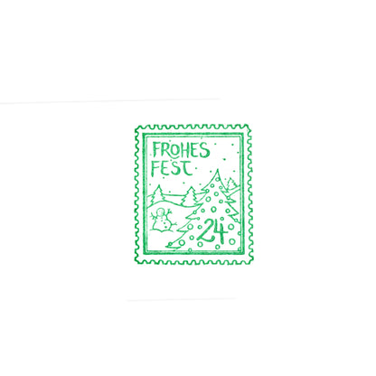 Stempel Briefmarke Frohes Fest