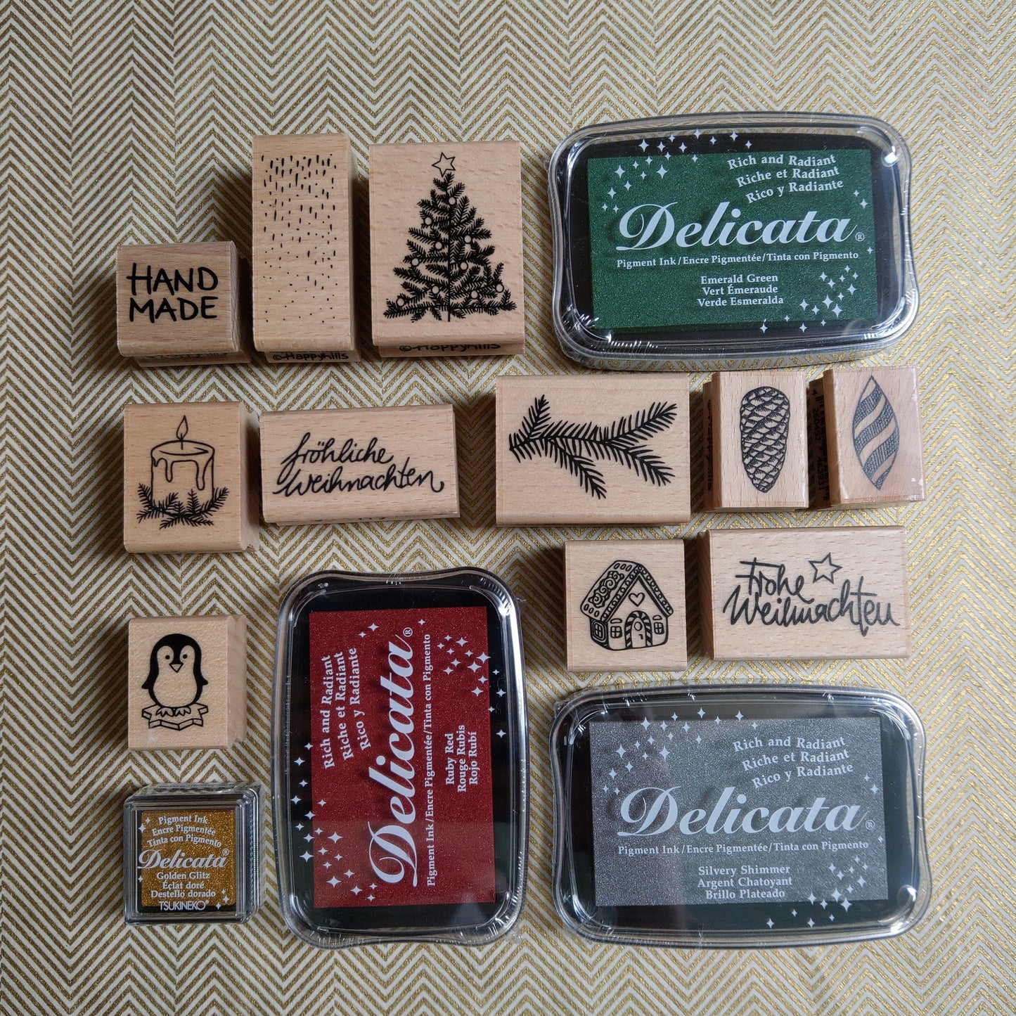 Stempel fröhliche Weihnachten