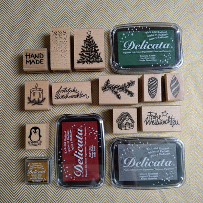 Stempel fröhliche Weihnachten