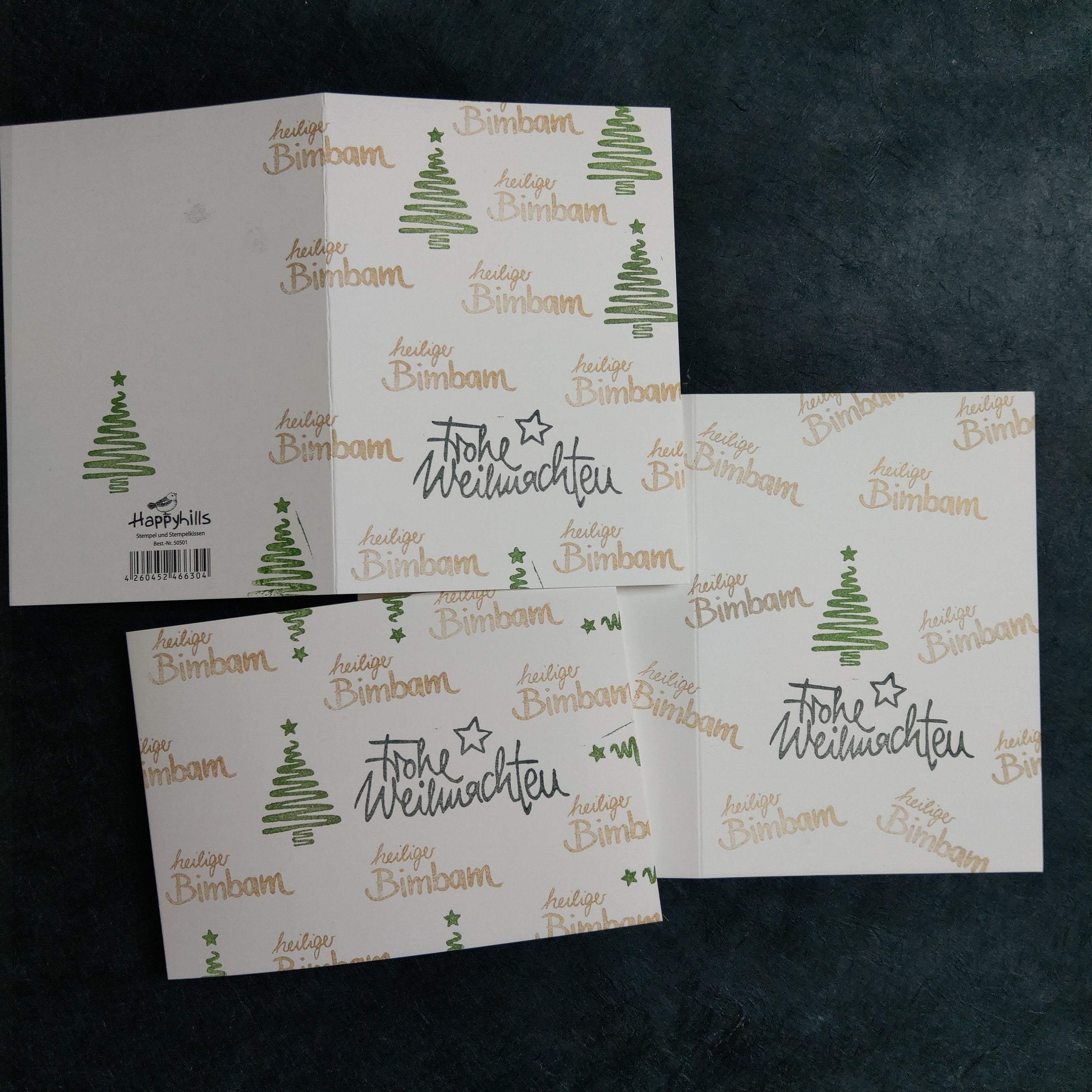 Stempel Tannenbaum mit Stern