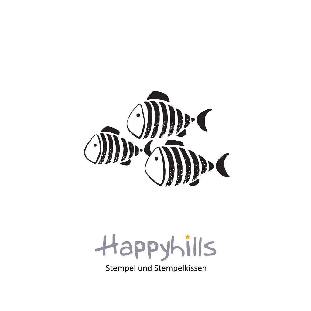 Stempel Fischschwarm