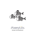 Stempel Fischschwarm