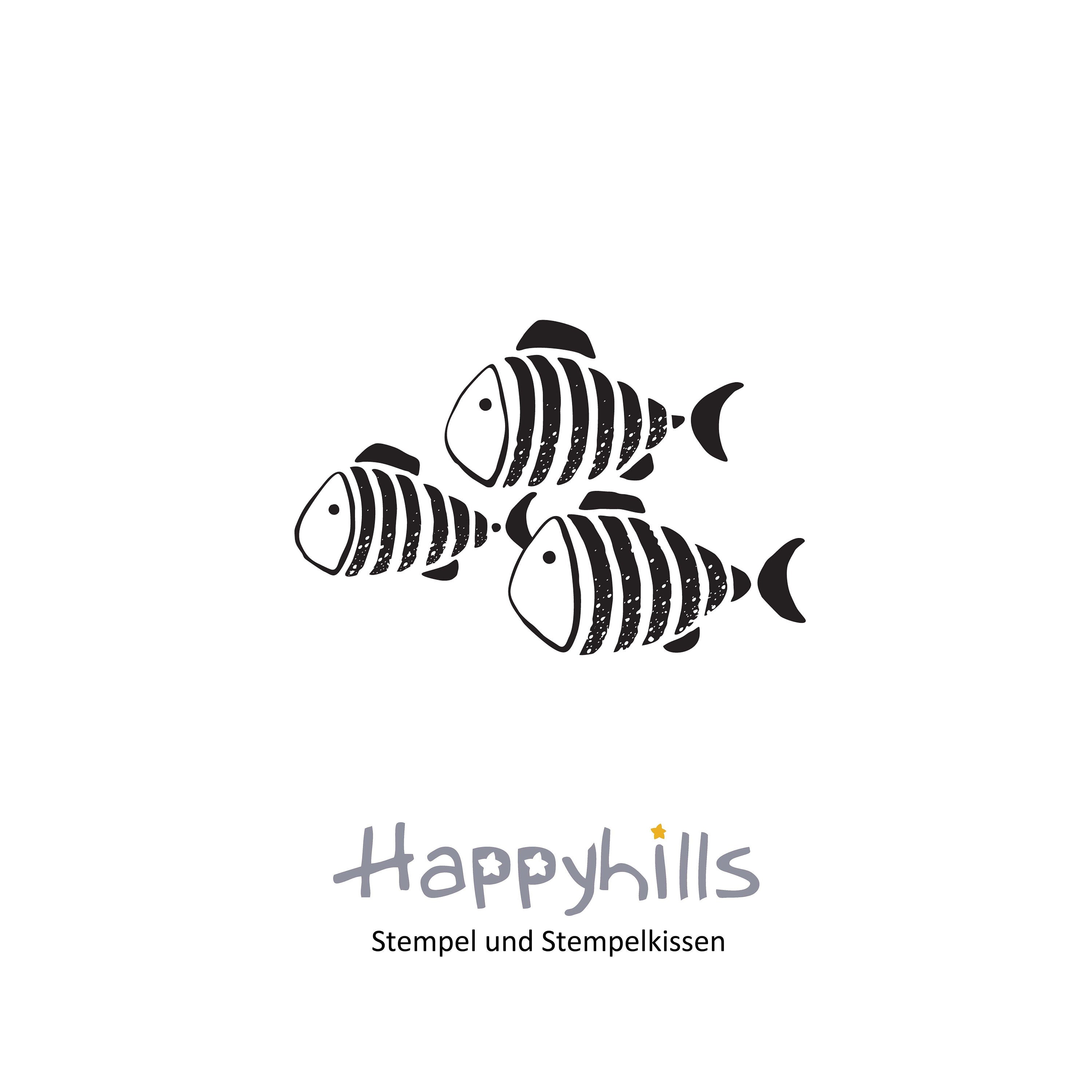 Stempel Fischschwarm