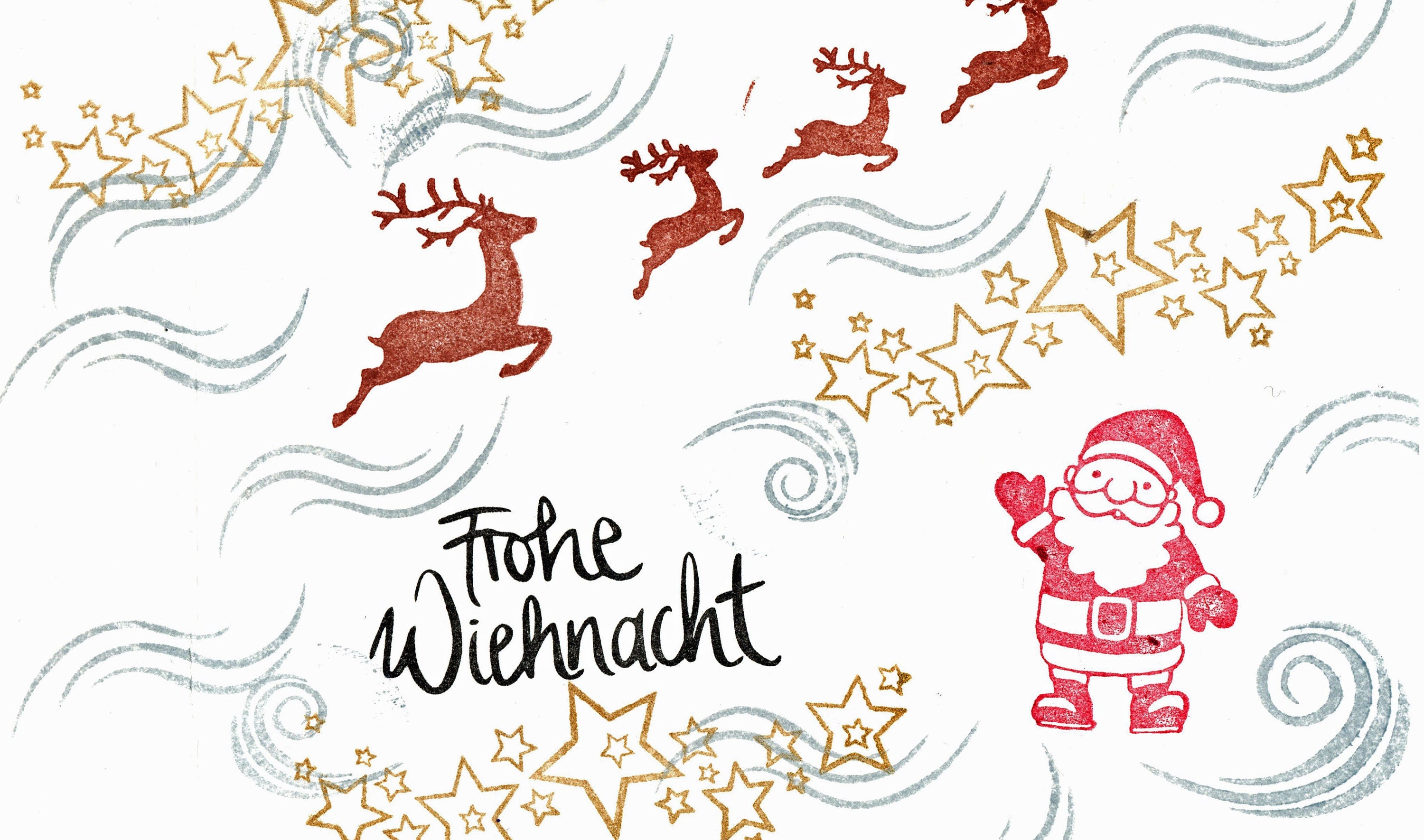 Stempel Frohe Wiehnacht