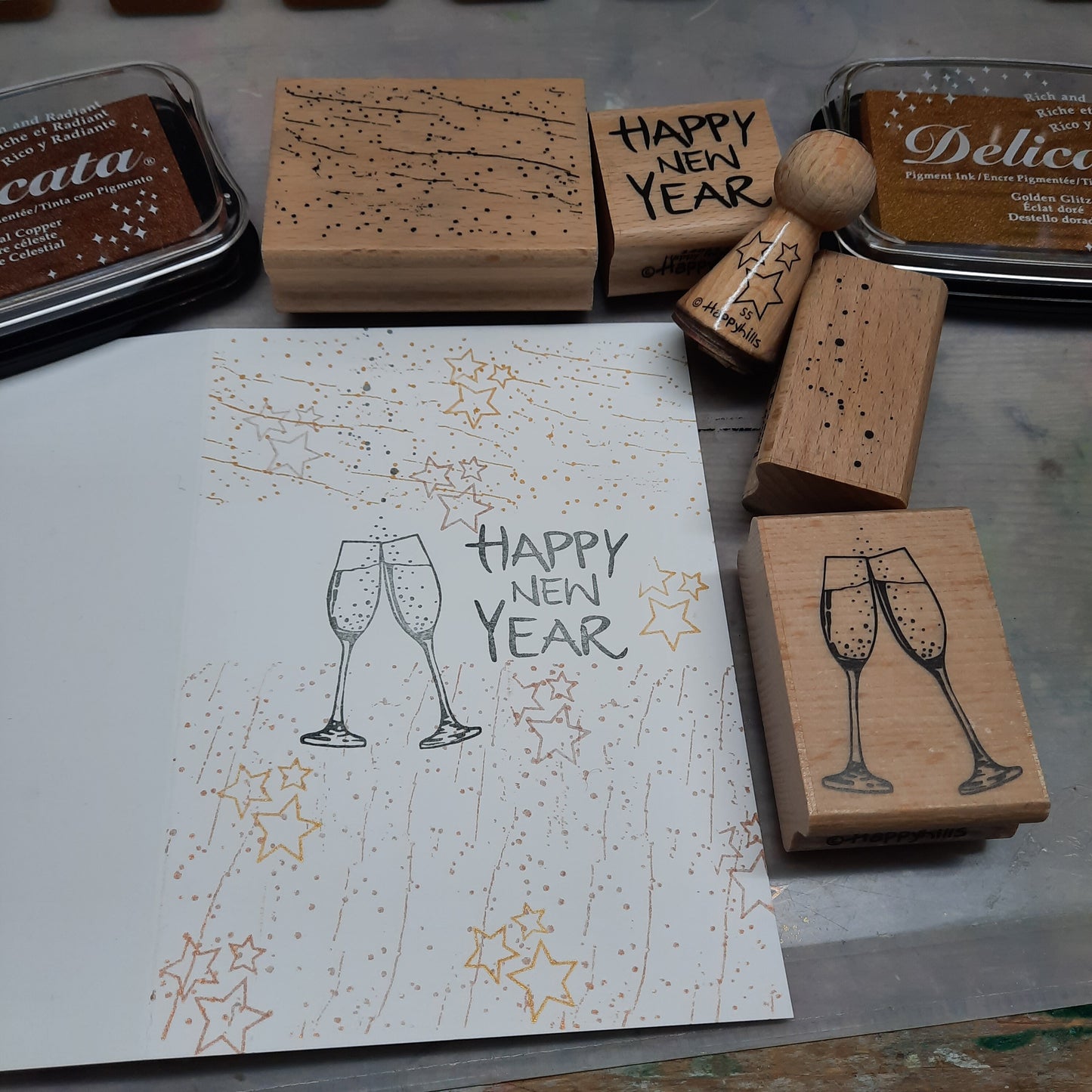 Stempel Happy New Year