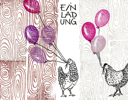 Stempel Hühner Auswahl oder Set