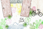 Stempel Holzmaserung