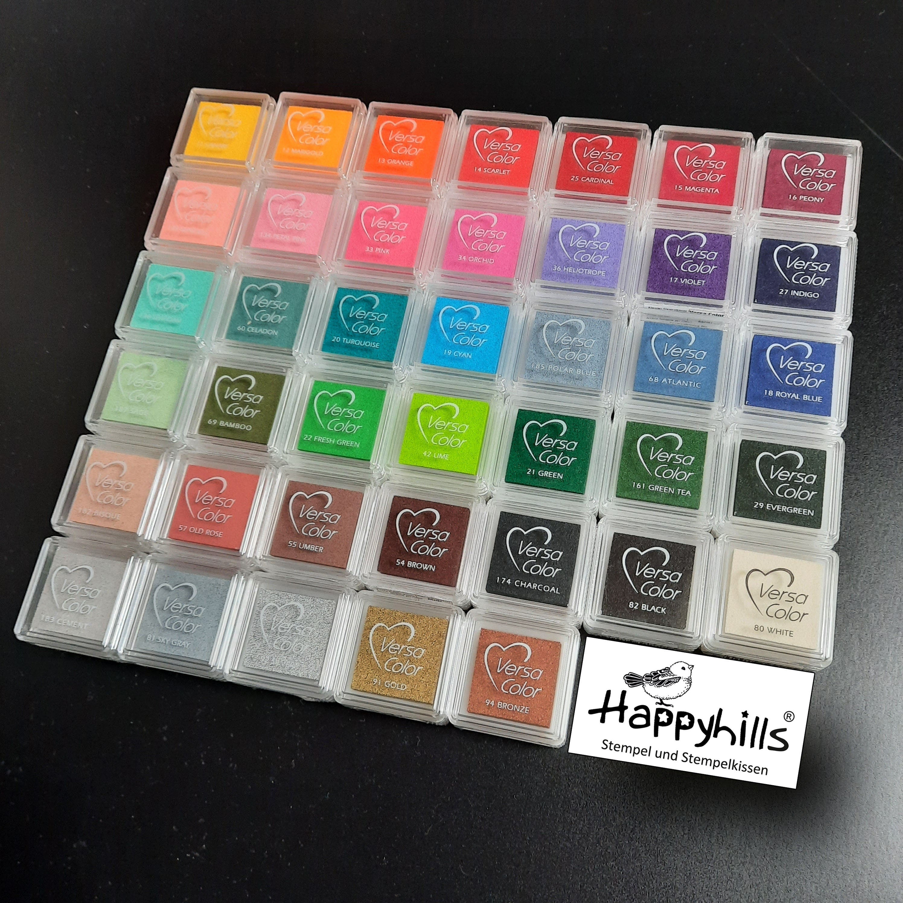 VersaColor Mini Stempelkissen mit großer Farbauswahl