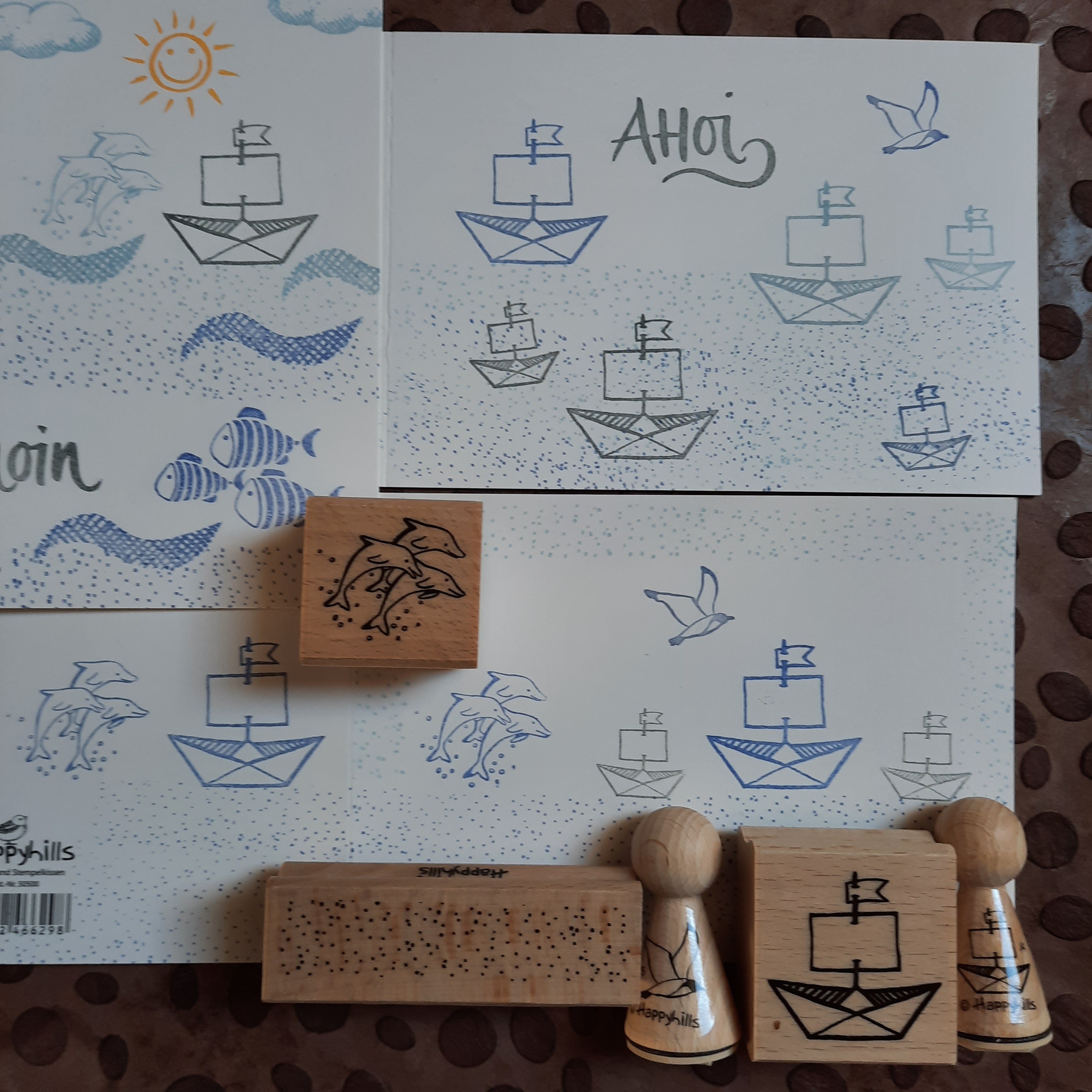 Stempel Delfine