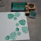 Stempel Monstera