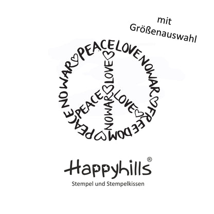 Stempel Peacezeichen