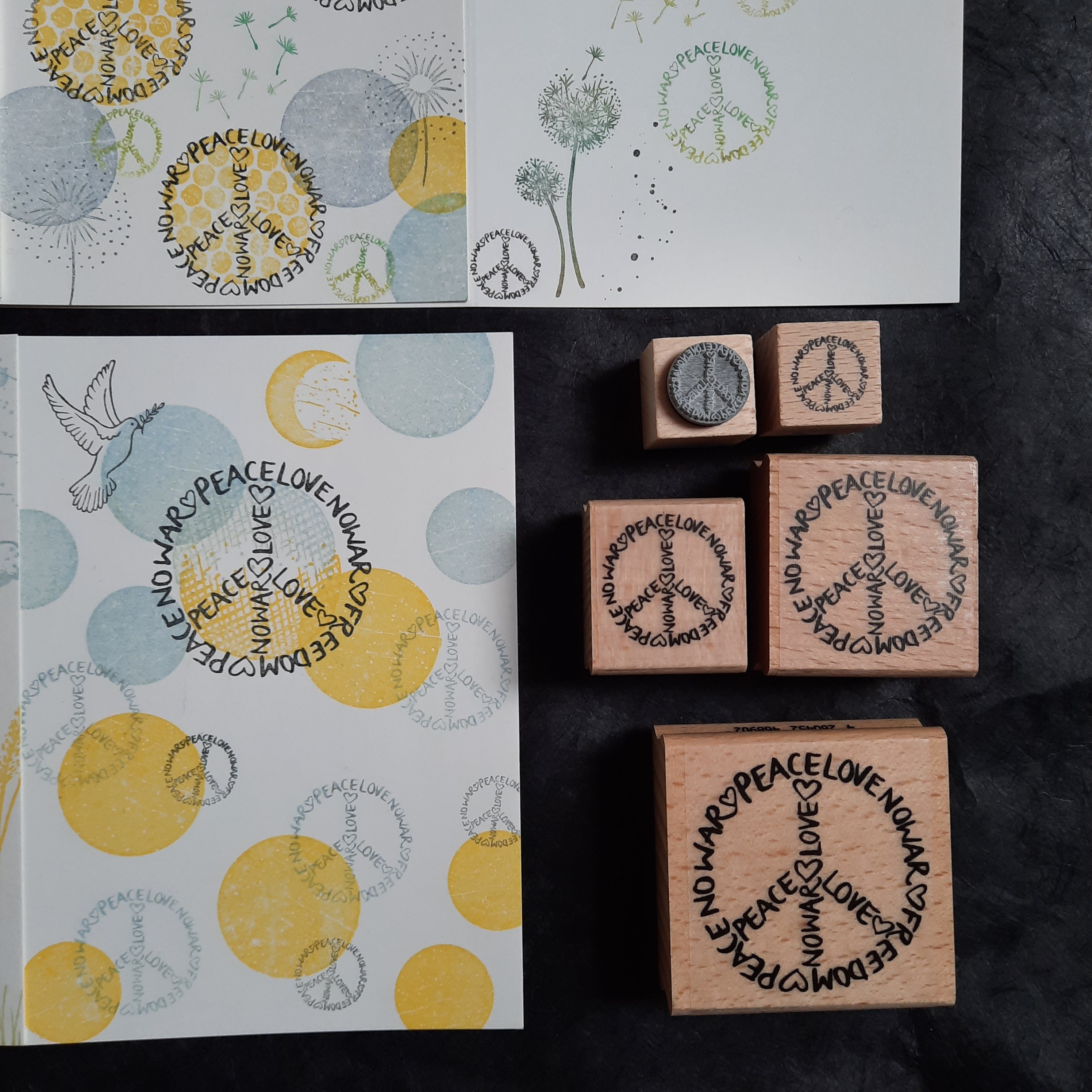 Stempel Peacezeichen