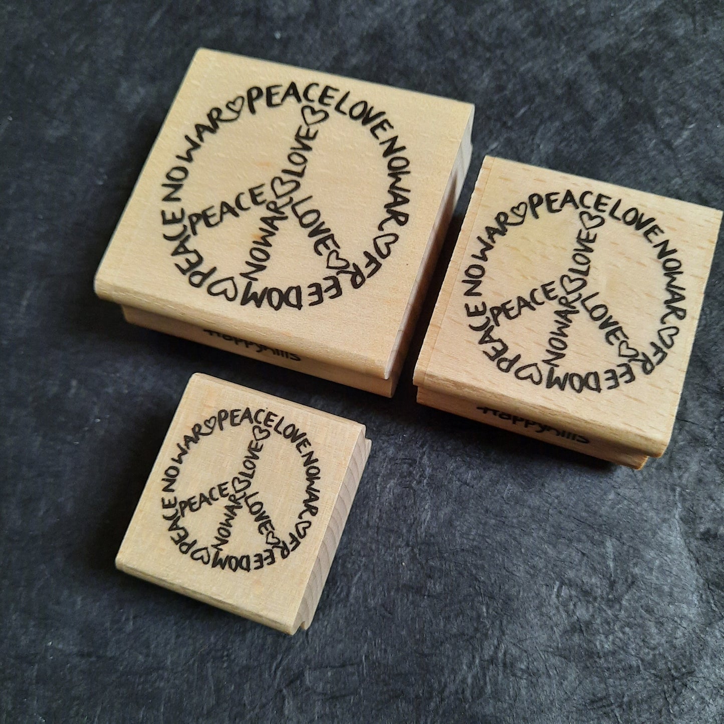 Stempel Peacezeichen