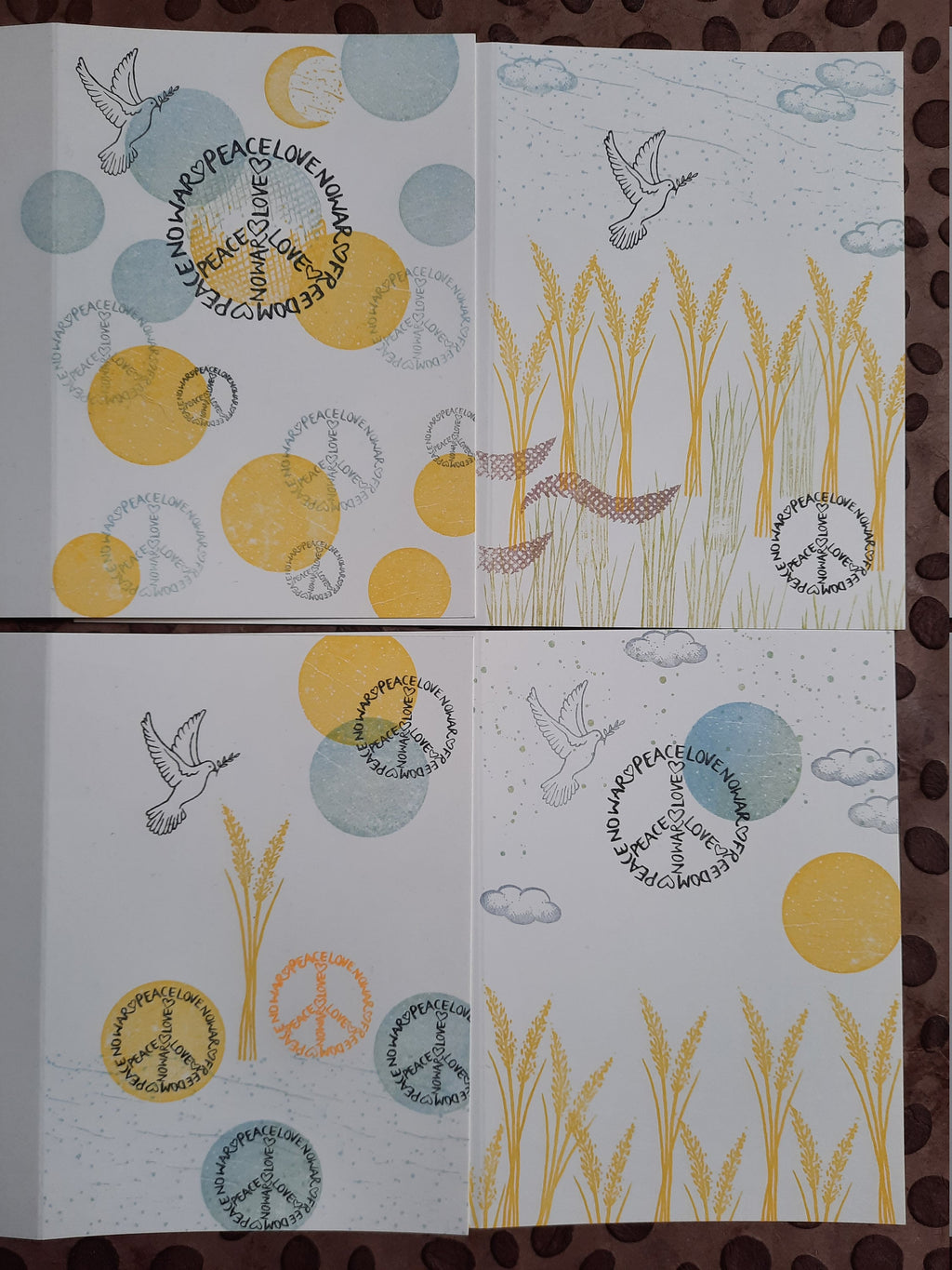 Stempel Peacezeichen