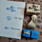 Stempel Fischschwarm