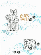 Stempel Eisbär läuft