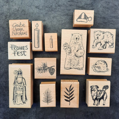 Stempel Eisbär läuft