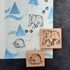 Stempel Eisbär läuft