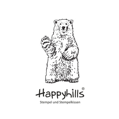 Stempel Eisbär winkt