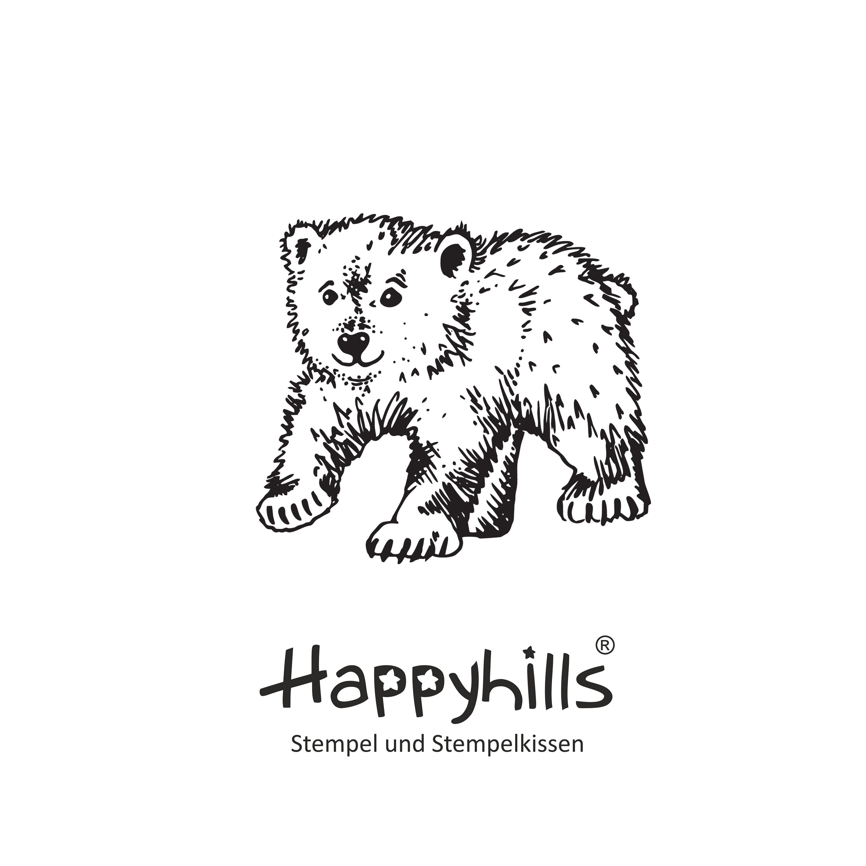 Stempel Eisbär läuft